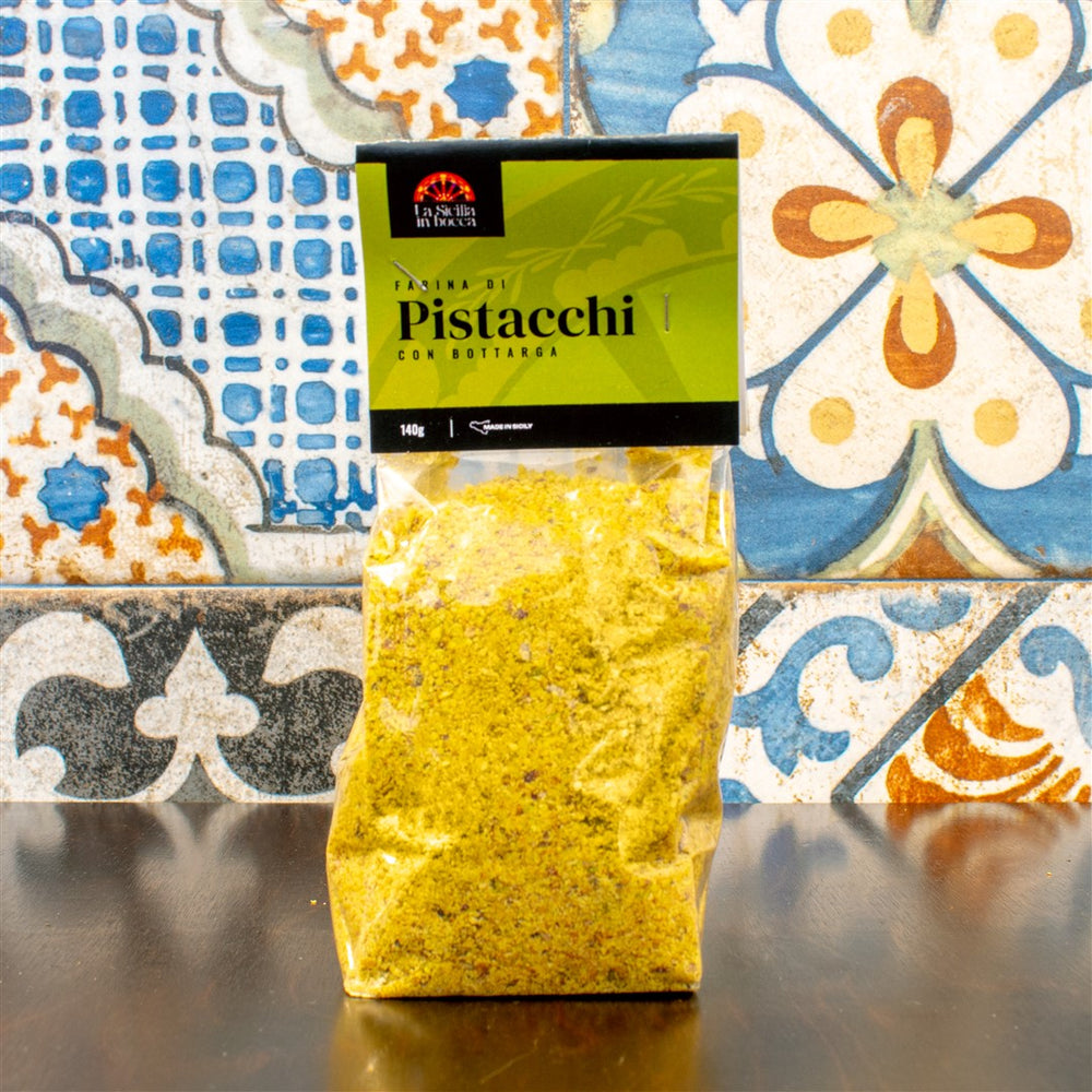 Farina di pistacchio e bottarga